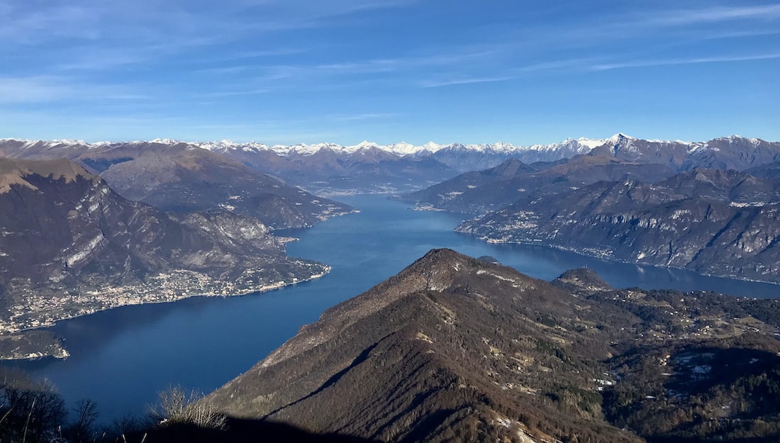 Monte San Primo hike on Lake Como